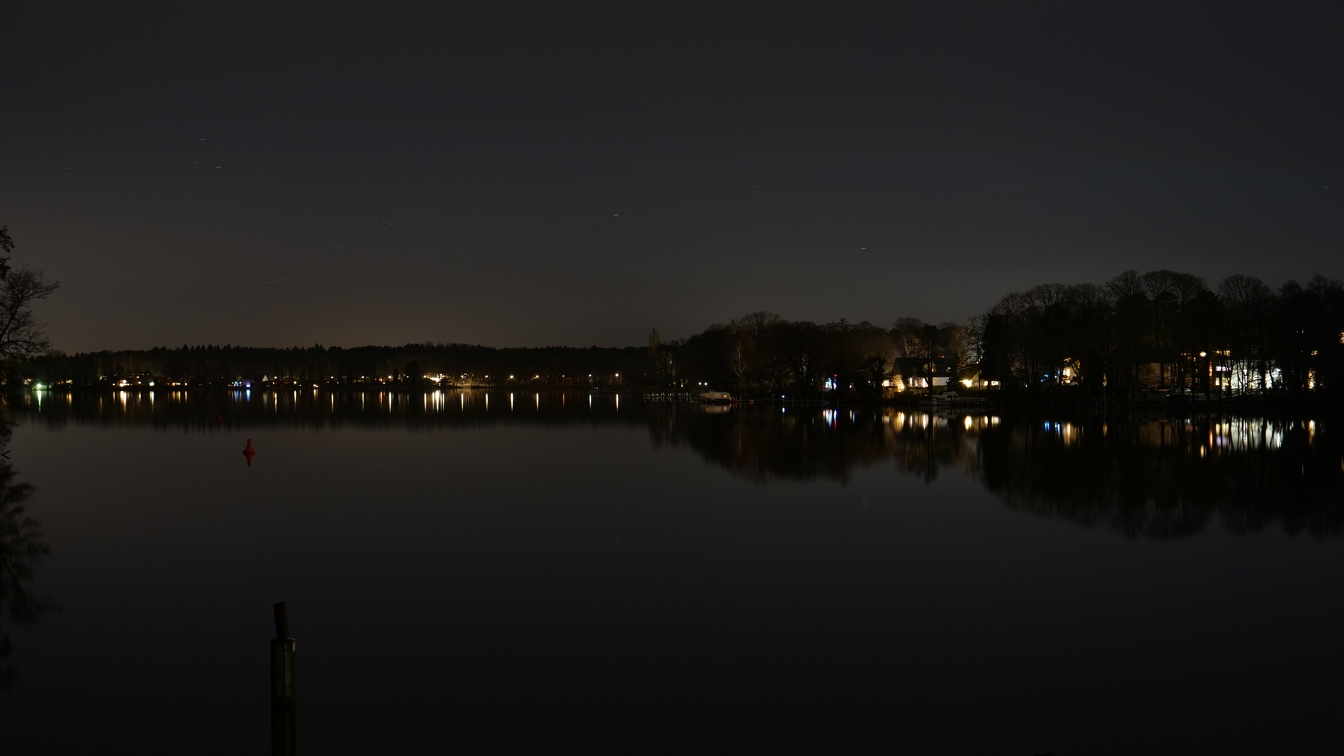 Havelufer bei Nacht
