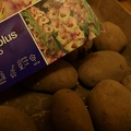 Blumen und Kartoffeln