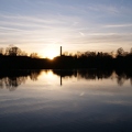 Sonnenuntergang hinter der Havel