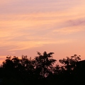 Wolken im Sonnenuntergang