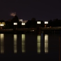 Spandauer-See-Brücke bei Nacht